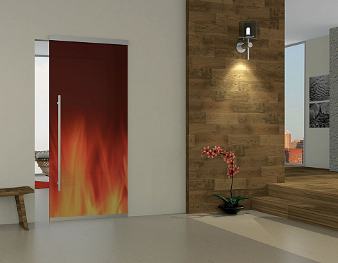 Межкомнатные стеклянные двери AIP Porte Vizioni Tendenza Elements TM01