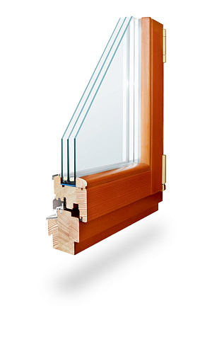 Деревянное окно Panto System Kappa Тик