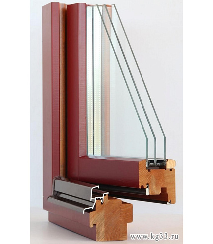 Деревянное окно Panto Plane Zerodue Лиственница